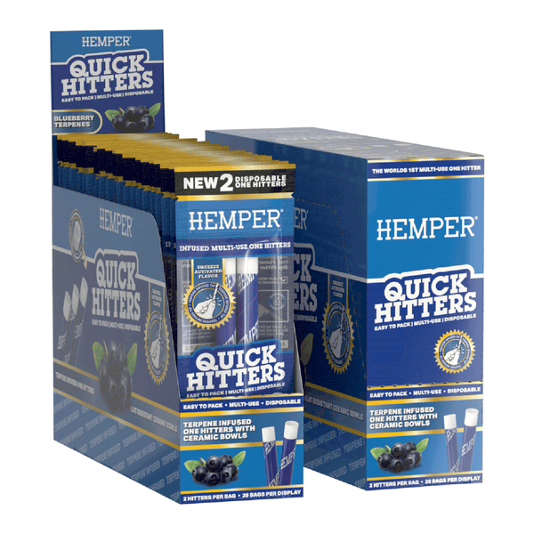 HEMPER - Blueberry Quick Hitter - Multi-Use Disposable One Hitter